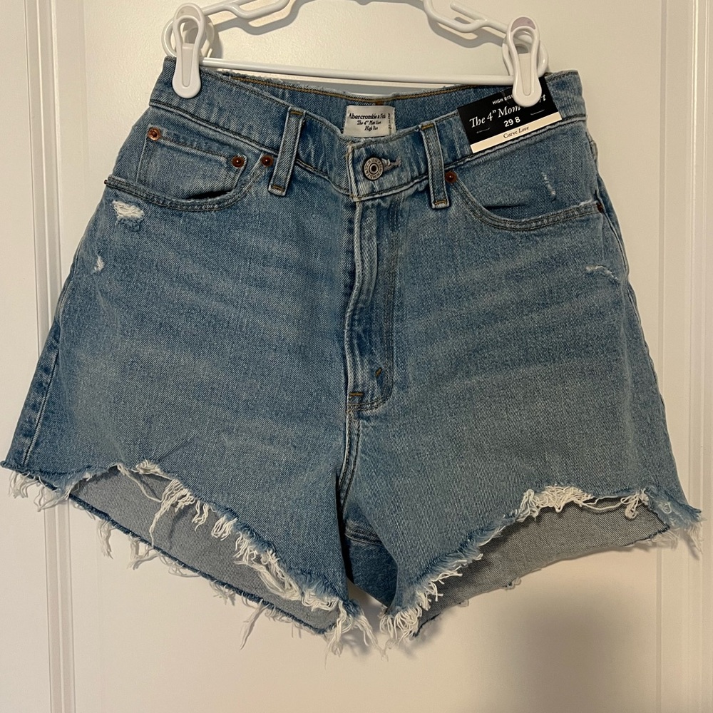 A&F Curve Love Mom Shorts